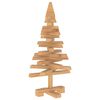 vidaXL Wooden Christmas Tree KOTKA 60 cm Solid Pine Wood Brown Finish