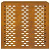 vidaXL Air Conditioner Cover Rusty 110 x 50 x 105 cm Weathering Steel