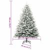 vidaXL Artificial Pre-lit Christmas Tree with Ball Set Green 180 cm