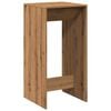 vidaXL Bar Table Artisan Oak 51x50x103,5 cm Engineered Wood