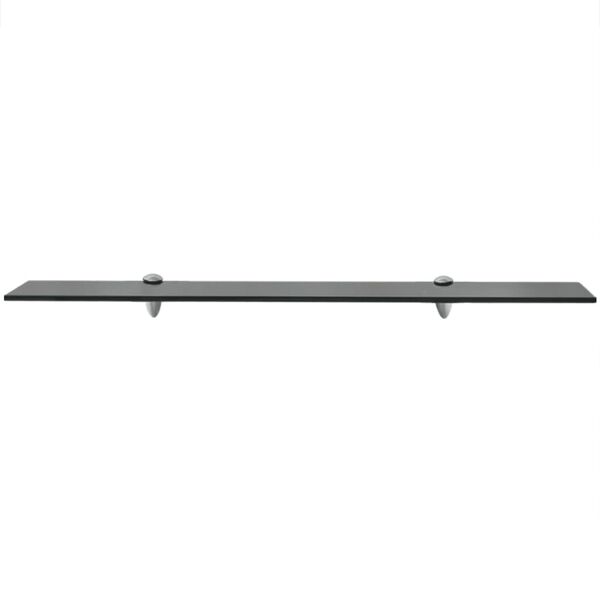 vidaXL Floating Shelves 2 pcs Glass 80x20 cm 8 mm