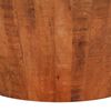 vidaXL Coffee Table Ø 52x30 cm Solid Rough Wood Mango