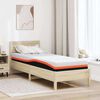 vidaXL Mattress White and Grey 70 x 200 cm Gel Memory Foam