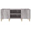 vidaXL Record Cabinet Grey Sonoma 121x38x48 cm Engineered Wood