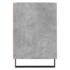vidaXL TV Cabinet Concrete Grey 100x35x55 cm Engineered Wood