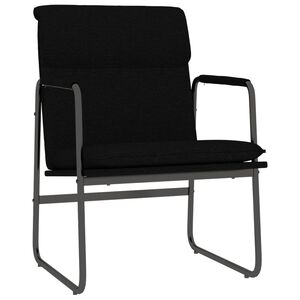 vidaXL Lounge Chair Black 55x64x80 cm Fabric