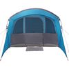 vidaXL Family Tent with Roof Blue and Grey 576 x 325 x 213 cm