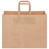 vidaXL Paper Bags 250 pcs with Handles Brown 32x17x25 cm