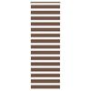 vidaXL Zebra Blind Brown 80x230 cm Fabric Width 75.9 cm Polyester