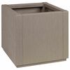 vidaXL Garden Planter Grey 36 x 36 x 35 cm Polypropylene