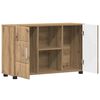 vidaXL Sideboard Artisan Oak 88.5 x 30.5 x 55.5 cm Engineered Wood