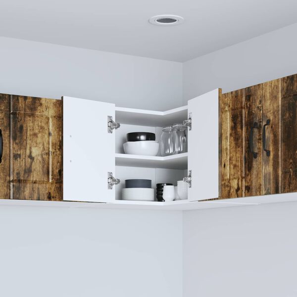 vidaXL Kitchen Cabinet Smoked Oak 57 x 57 x 40 cm Engineered Wood