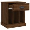 vidaXL Bedside Cabinets 2 pcs Brown Oak 43x36x50 cm