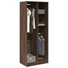 vidaXL Wardrobe Brown Oak 80x50x200 cm Engineered Wood