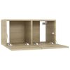 vidaXL Hanging TV Cabinet Sonoma Oak 60x30x30 cm