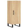 vidaXL Highboard Sonoma Oak 34.5x34x180 cm Engineered Wood