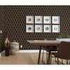 DUTCH WALLCOVERINGS Wallpaper Geometric Black and Gold