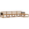 vidaXL Outdoor Sofa Set 5 pcs Natural Solid Acacia Wood