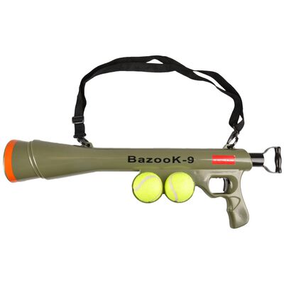FLAMINGO Ball Shooter BazooK-9 with 2 Tennis Balls 517029