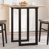 vidaXL Dining Table Legs O-Frame 60x40x73 cm Steel