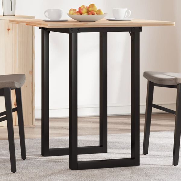 vidaXL Dining Table Legs O-Frame 60x40x73 cm Steel