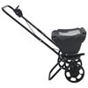 vidaXL Spreader Black 80 x 46 x 75 cm PVC and Steel