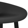 vidaXL Bar Chairs 4 pcs Black