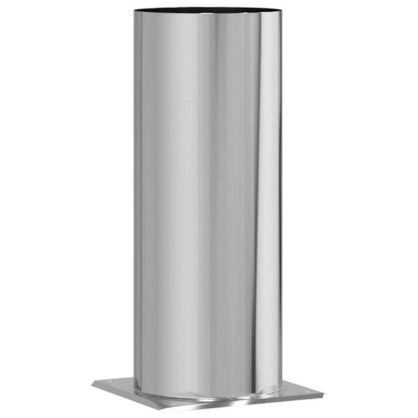 vidaXL Chimney Head Extension Silver 31 x 31 x 50 cm Stainless Steel