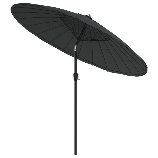 vidaXL Garden Parasol with Aluminium Pole 270 cm Anthracite