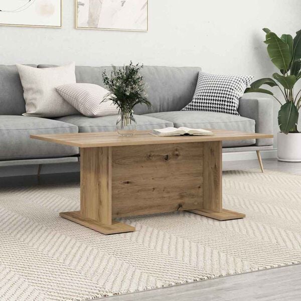 vidaXL Coffee Table Artisan oak 103.5 x 60 x 40 cm Engineered wood