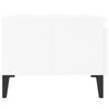 vidaXL Side Tables 2 pcs High Gloss White 50x46x35 cm Engineered Wood
