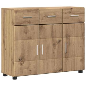 vidaXL Sideboard FLORIN 88.5 x 30.5 x 73 cm Artisan Oak