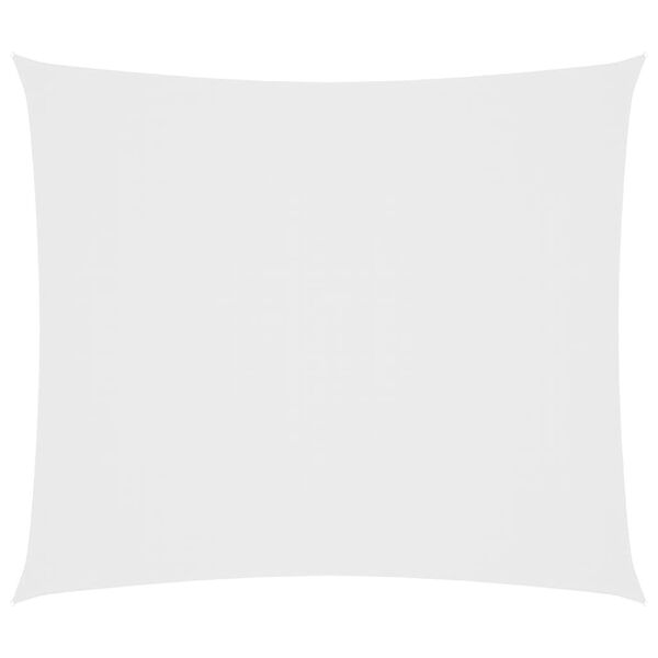 vidaXL Sunshade Sail Oxford Fabric Rectangular 2x2.5 m White