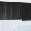 vidaXL Kitchen Cabinet Kalmar Black 60 x 31 x 80 cm Engineered Wood