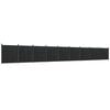 vidaXL Fence Panel Grey 1564x186 cm WPC