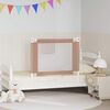 vidaXL Toddler Safety Bed Rail Taupe 90x25 cm Fabric