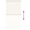 vidaXL Zebra Blind Marble Beige 90x150 cm Fabric Width 85.9 cm Polyester