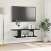 vidaXL TV Cabinet Set Black 103 x 30 x 26.5 cm Engineered Wood