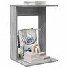 vidaXL Side Table Grey Sonoma 40 x 38 x 62.5 cm Engineered Wood