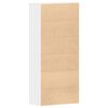 vidaXL Shoe Cabinet with Shelf White 80 x 39 x 178 cm Engineered Wood