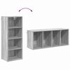 vidaXL Hanging Cabinet Grey Sonoma 40 x 29.5 x 100 cm Engineered Wood