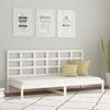 vidaXL Day Bed without Mattress White 80x200 cm Solid Wood Pine