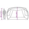 vidaXL Car Tent Green Waterproof