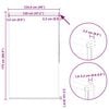 vidaXL Roller blind blackout 124.4x175 cm Fabric Width 120 cm marine