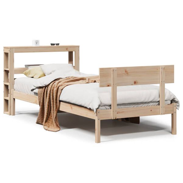 vidaXL Bed Frame without Mattress 90x200 cm Solid Wood Pine