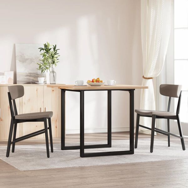 vidaXL Dining Table Legs O-Frame 60x60x73 cm Steel