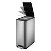 EKO Pedal Bin Ecoslim 2x20 L Matte Silver