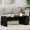 vidaXL Coffee Table Black Oak 95 x 50 x 34 cm Engineered Wood