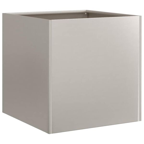 vidaXL Planter Rusty 40x40x40 cm Weathering Steel