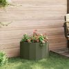 vidaXL Planter Olive Green 60 x 30 x 35 cm Steel